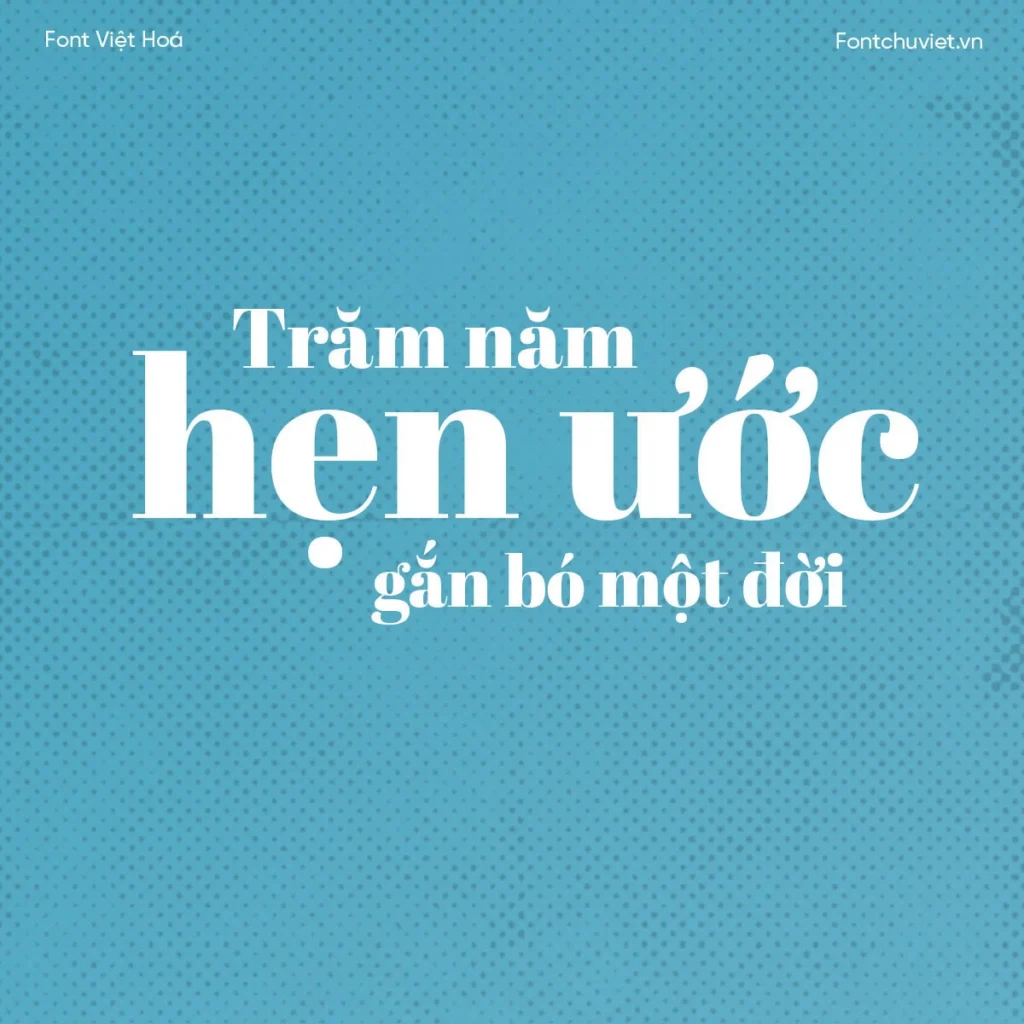 Font VL Abril Fatface – Font Việt hoá