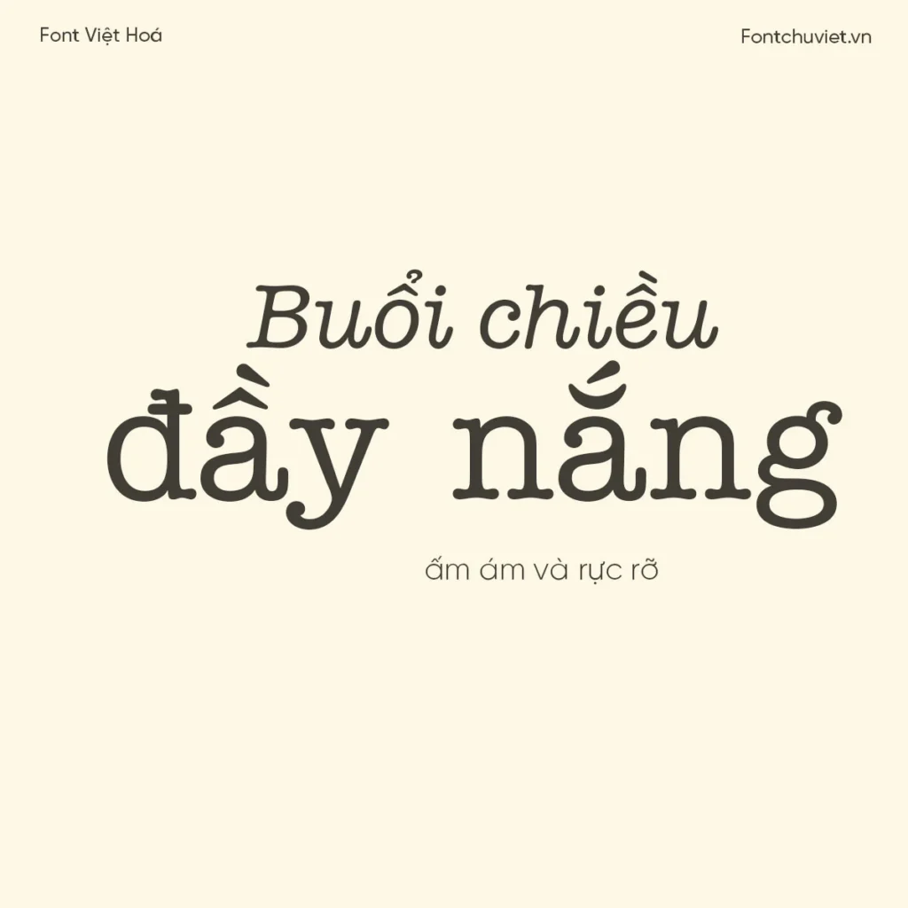 2 Font VL American Typewriter Std Medium – Font Việt hoá