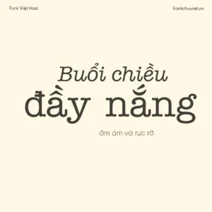 2 Font VL American Typewriter Std Medium – Font Việt hoá