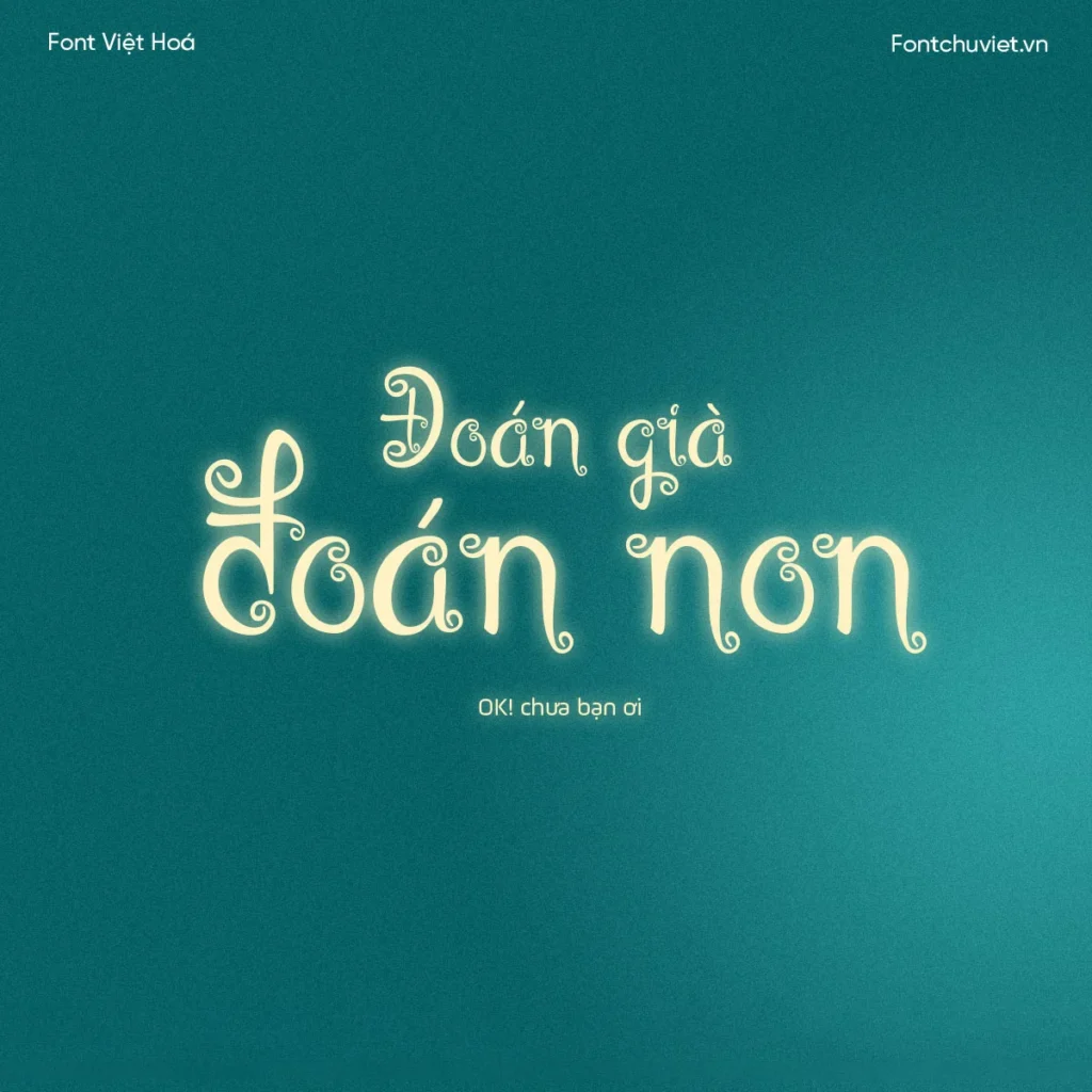 Font VL Amsterday script – Font Việt hoá