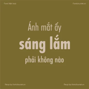 3 Font VL Futura Round Condensed – Font Việt hoá