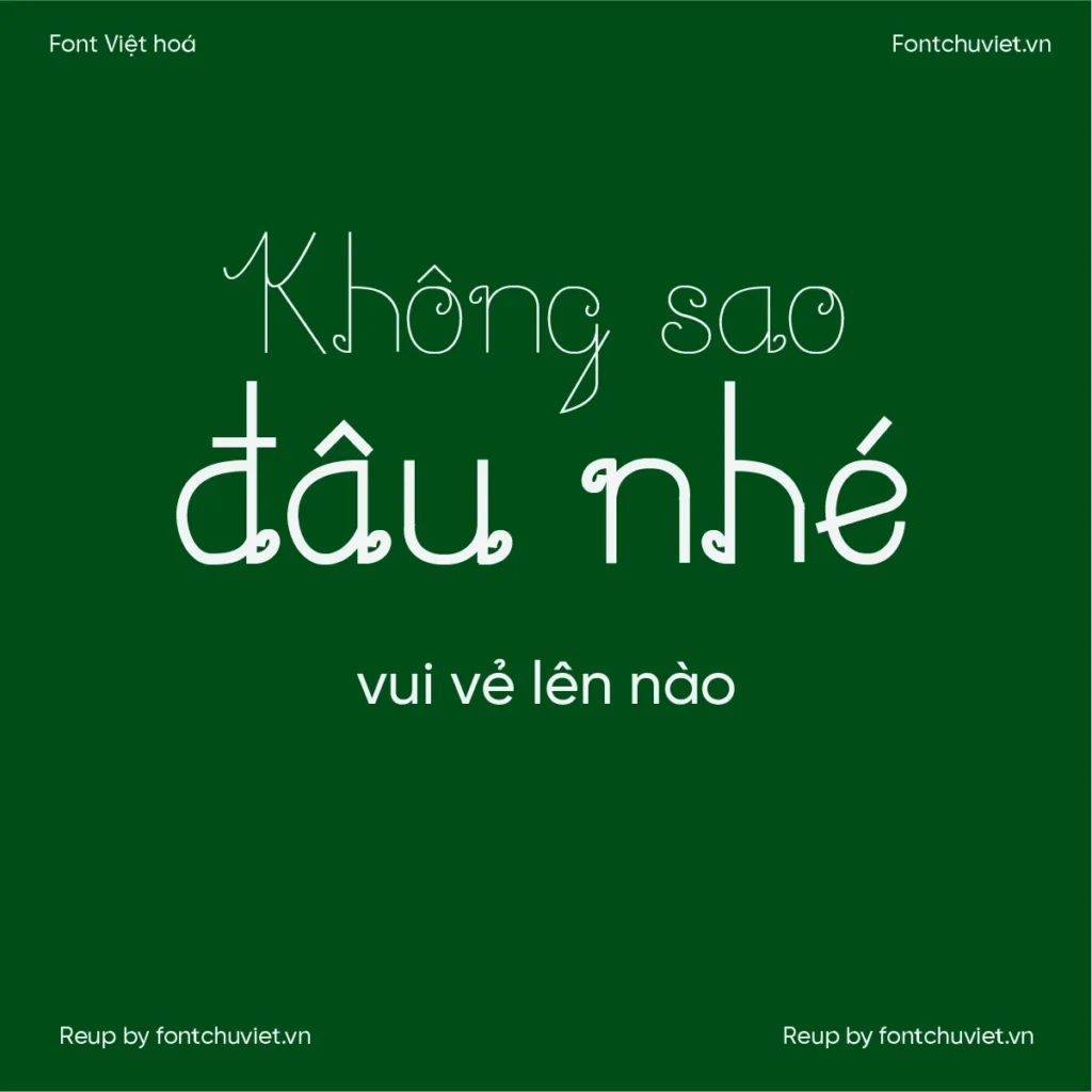 6 Font VL Binh Yen – Font Việt hoá