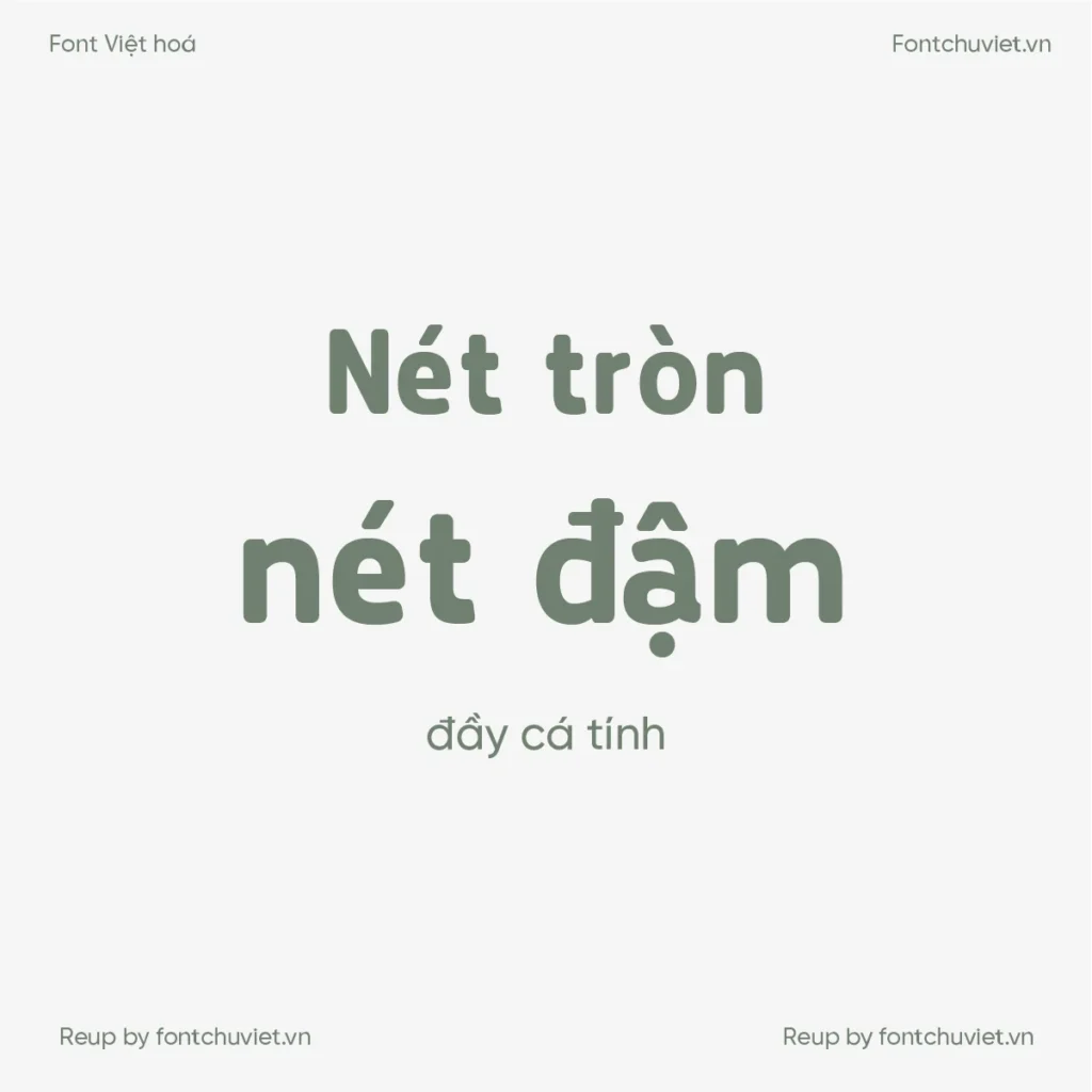 Font VL KarlsenRound Bold – Font Việt hoá