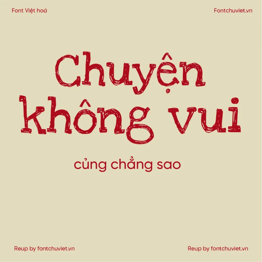Font VL Love Ya Like A Sister Regular – Font Việt hoá Viết phấn