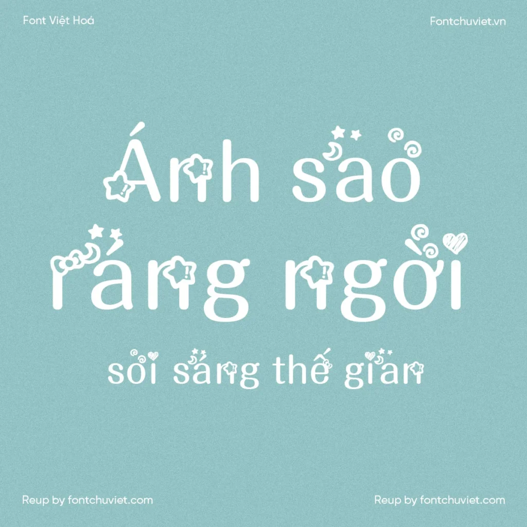 Font VL Ngoi Sao – Font Việt hoá
