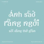 Font VL Ngoi Sao – Font Việt hoá