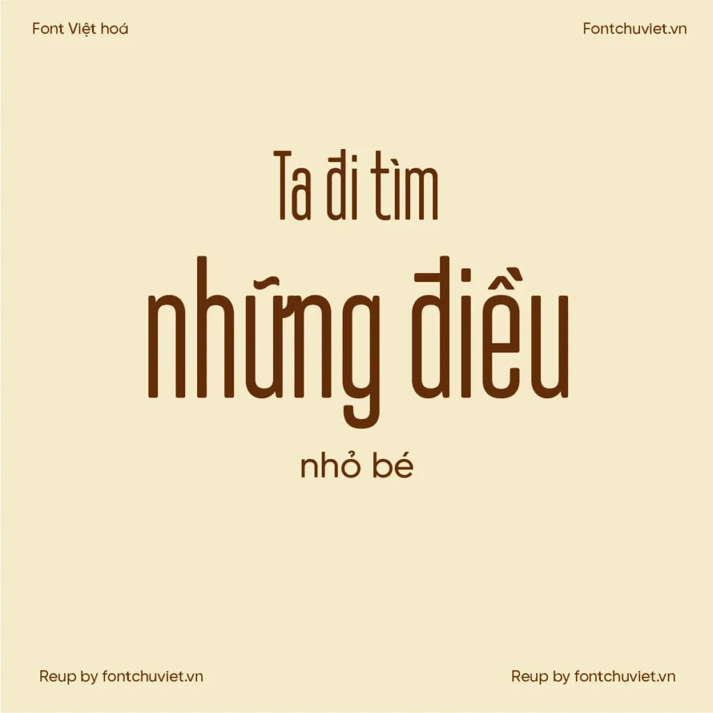 Font VL Varial Rounded ExtCond Regular – Font Việt hoá