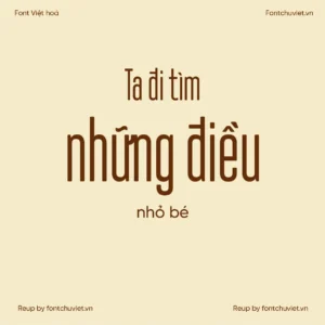 Font VL Varial Rounded ExtCond Regular – Font Việt hoá