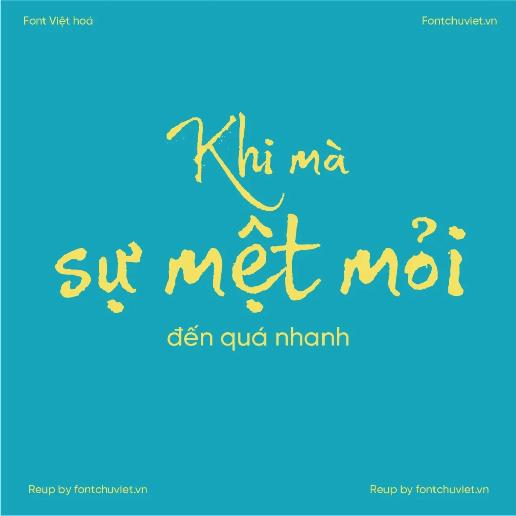Font VL Wild Pen – Font Việt hoá