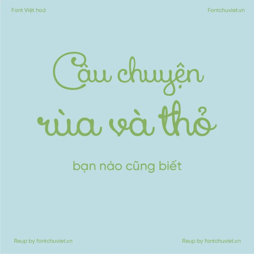 Font VL Xiomara Regular – Font Việt hoá