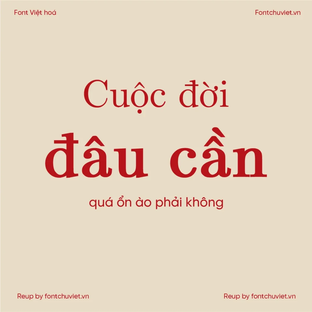 4 Font VL HaVy – Font Việt hoá