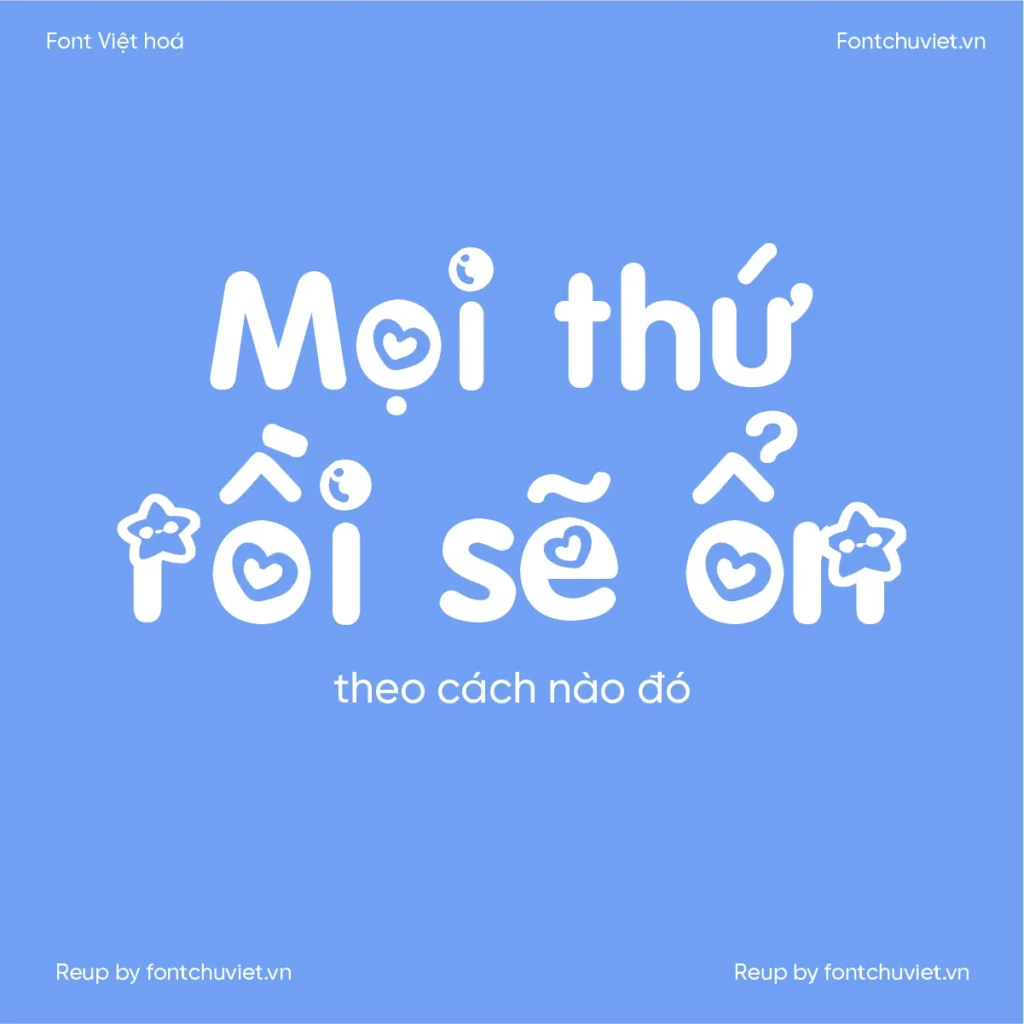 Font VL Kute Regular – Font Việt hoá